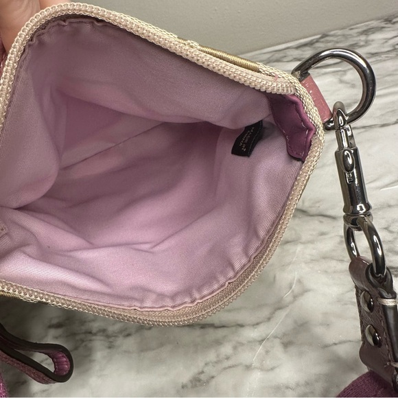 Coach Beige and Pink Crossbody Bag - Picture 7 of 9